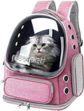 Cat Backpack Carrier, Breathable Cat Bubble Backpack Large Space Cat Carrier by YUNLINLI