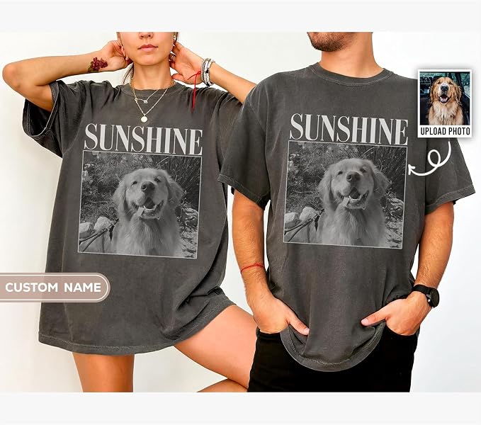 Custom Pet Sweatshirts with Photo and Name, Personalized Dog Sweatshirt - Image 4