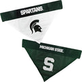 Pets First Collegiate Pet Accessories, Reversible Bandana, Michigan State by PETSFIRST