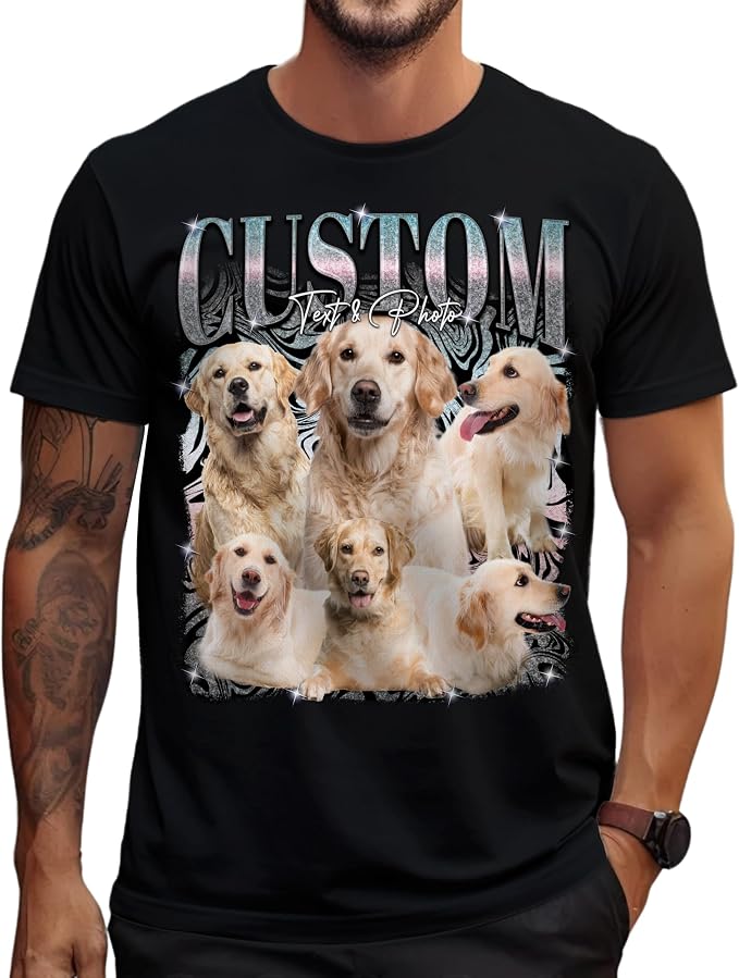 Custom Bootleg Rapper Graphic Tees Shirt – Retro 90s Vintage Style, by GLOXO