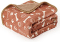 Waterproof Dog Blankets Pet Blanket 50"x60", Soft Fluffy Sofa Car Bed Protector by CAPTSNOOZE