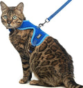 PUPTECK Cat Harness and Leash Set Escape Proof, Reflective Adjustable Soft Mesh by PUPTECK