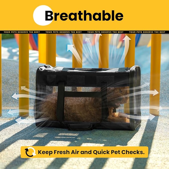 Dog Carrier Bag, Soft-Sided Pet Carriers - Image 5