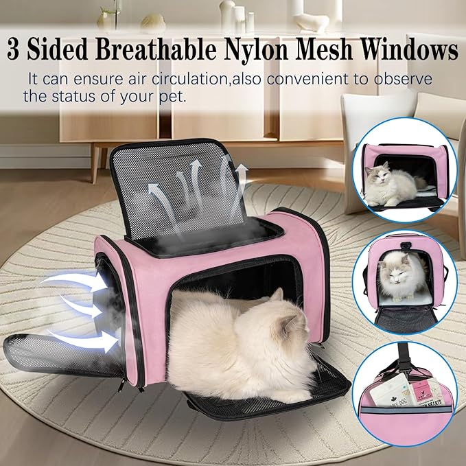 Top tasta Dog Cat Carrier Pet Carriers - Image 8
