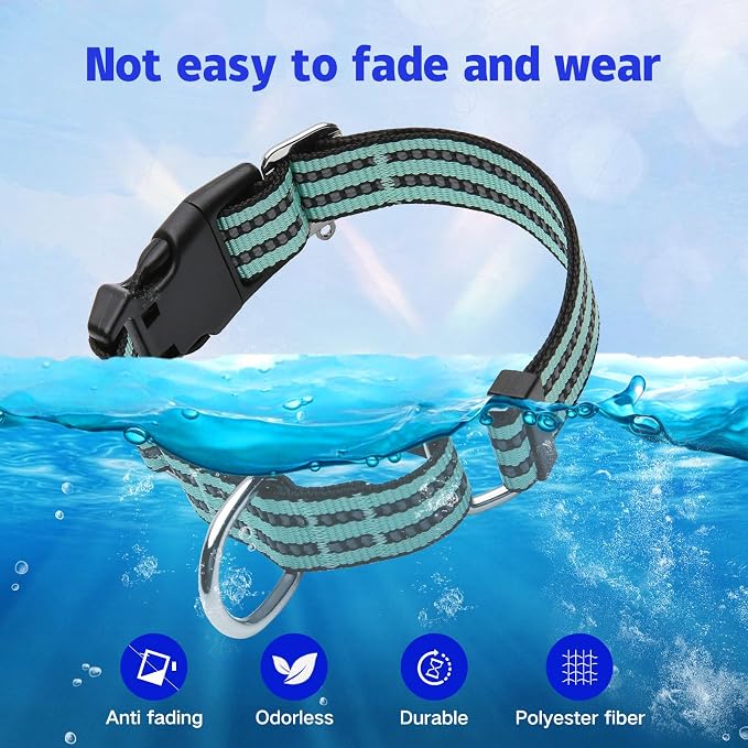 Martingale Dog Collar, Adjustable Nylon Reflective Collar - Image 5