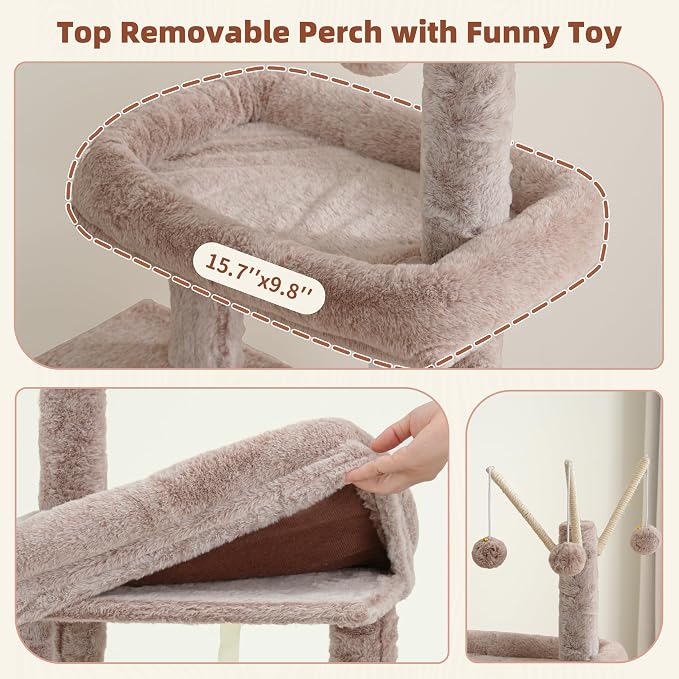 Cat Tree for Indoor Cats, Cat Tower - Image 3