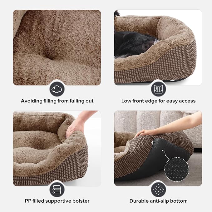 INVENHO Dog Bed Medium Size, Orthopedic Warming Soft Calming Sleeping Durable - Image 7