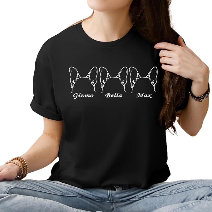 Custom Dog Mom Shirt for Women Pet Ears Sweatshirt - Image 5