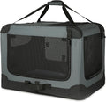 Amazon Basics 4-Door Portable Folding Soft Dog Crate, Collapsible Travel Kennel by AmazonBasics