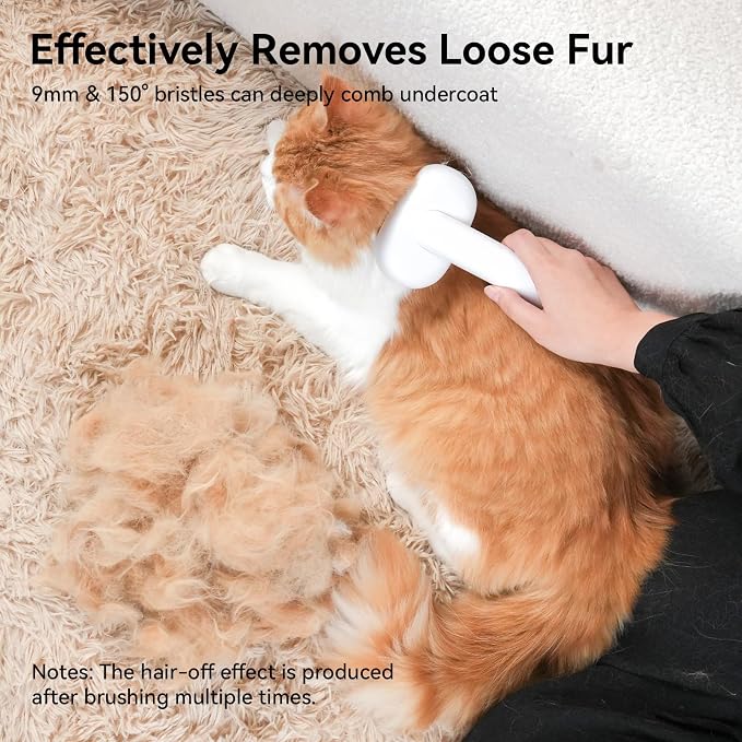 Aumuca Cat Brush for Shedding, Cat Brushes for Indoor Cats, Cat Brush for Long - Image 5
