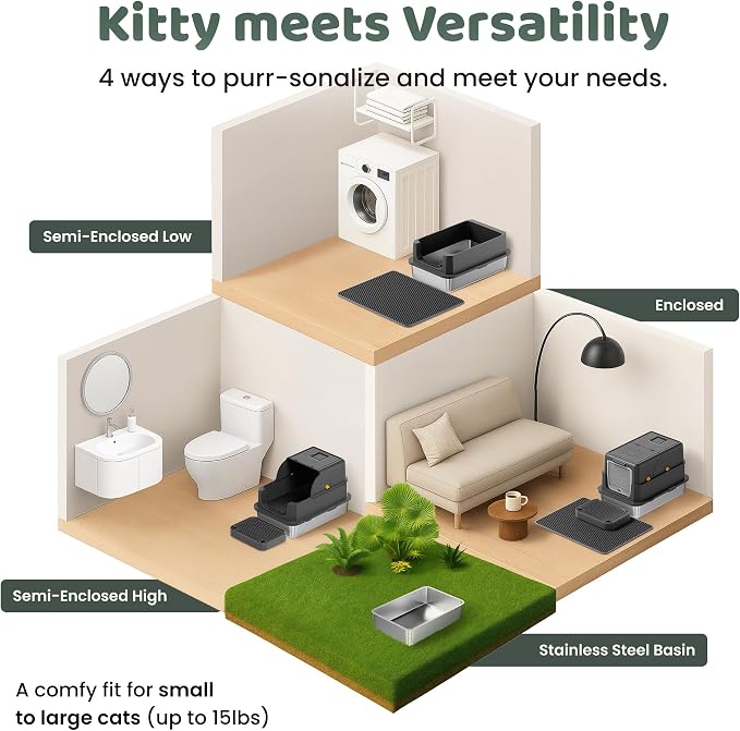 Stainless Steel Litter Box - Image 6