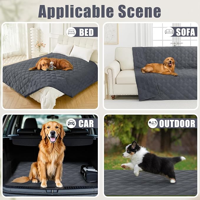Smiry Waterproof Dog Bed Cover Blanket 30x53, Soft Reversible Pet Blanket - Image 5