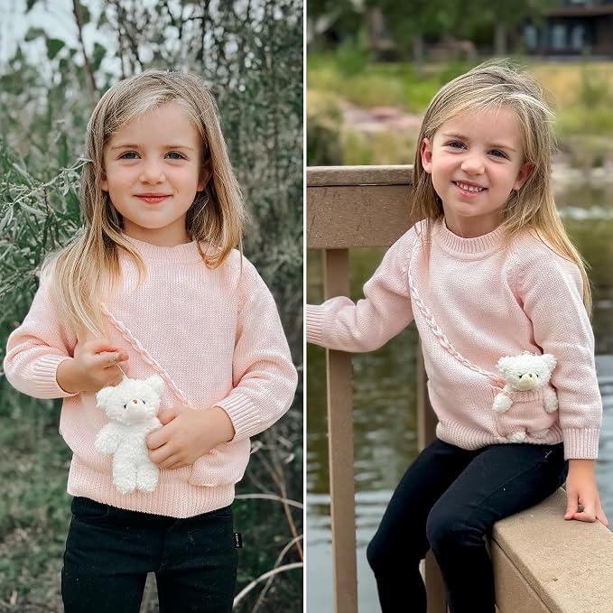 Simplee kids Baby Girl Knit Sweater - Image 2