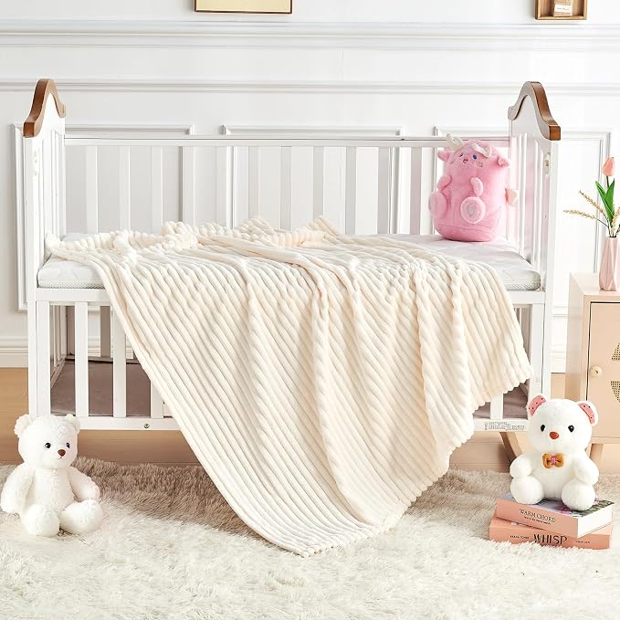 Soft Fleece Baby Blanket Ultra Cozy Baby Blankets - Image 5