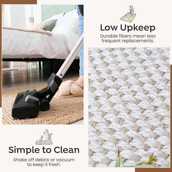 Premium Brazilian Cat Scratcher Mat – 24'' x 16'' Natural Fiber 100% Sisal - Image 4