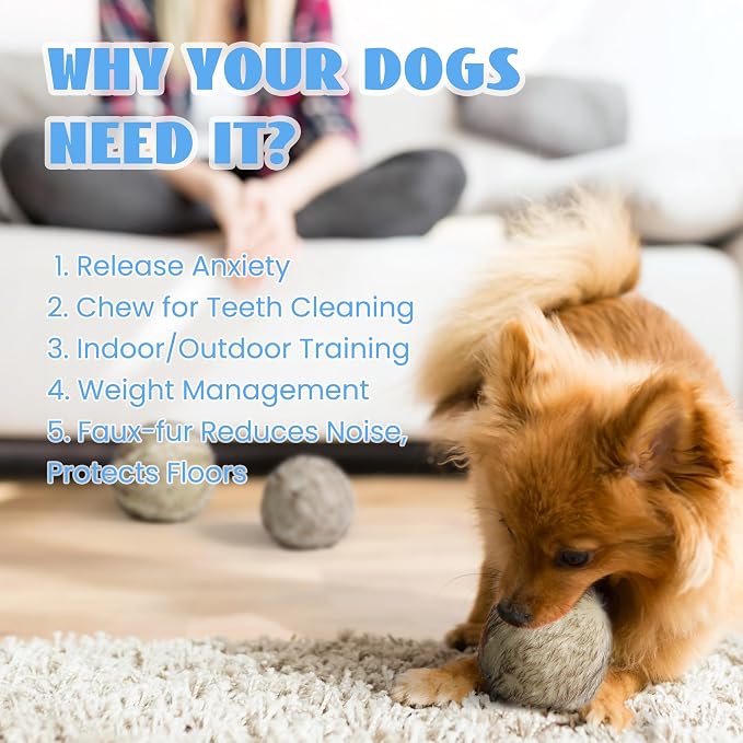 Nocciola Wobble Giggle Ball for Dogs, Interactive Dog Toys for Boredom - Image 3