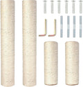 PowerKing Natural Sisal Replacement Scratching Post, 4 Pieces M8 Cat Scratch by PowerKing