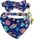 Faygarsle 2 Pack Space Theme Cat Collar Set by Faygarsle