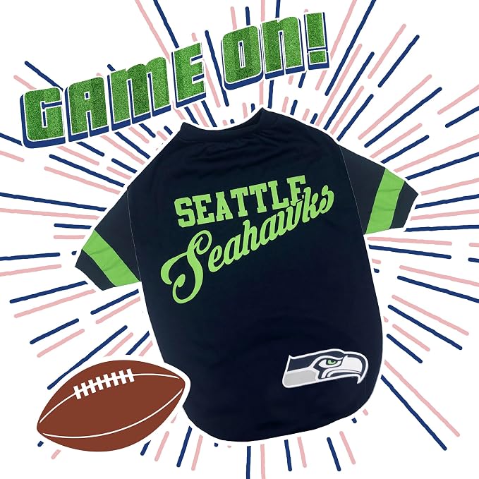 Pets First NFL Seattle Seahawks T-Shirt - Image 4