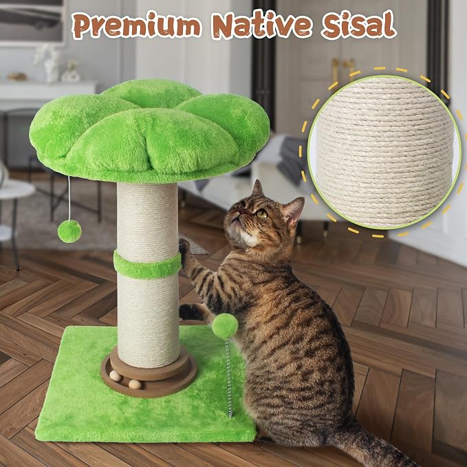 Fantasreen Scratching Post 25 Inch Tall Cat Scratcher - Image 4