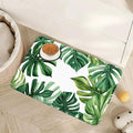 Palm Leaf Pet Feeding Mat, Boho Absorbent Quick-Dry Cat Dog Food and Water Bowl by Unknown