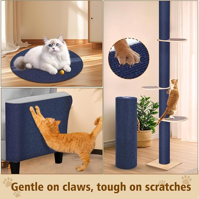 Cat Scratch Furniture Protector – DIY Climb Scratch Mat, Couch Protector from - Image 2