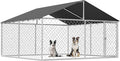 Outdoor Dog Enclosure Heavy Duty Dog Kennel House Mesh Dog Big Cage Pet Kennel by MoonlightManor