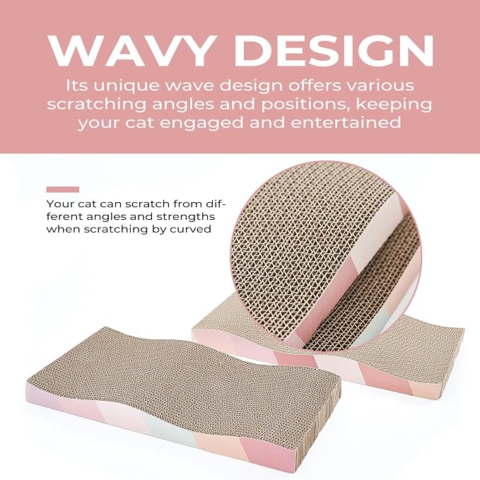 Cat Scratching Board cat Scratcher Cat Scratch Pad Cardboard cat scratchers - Image 4
