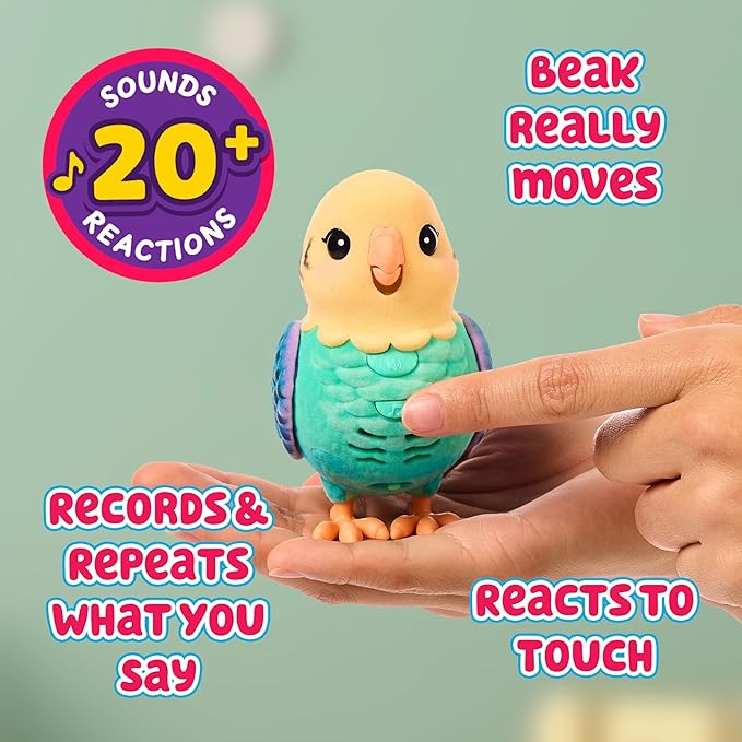 Little Live Pets My Really Real Talking Bird Toy & Cage - Image 3