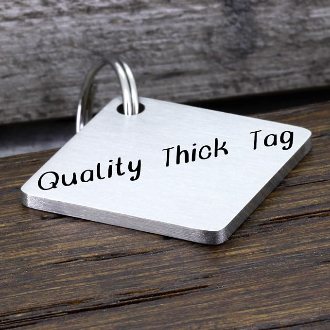 Ultra Joys Dog ID Tag, Custom Dog Tag Personalized Cat Tag, Pet ID Tag - Image 6