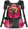 WOYYHO Pet Dog Carrier Backpack Small Dog Front Backpack Ventilated Mesh Dog by WOYYHO