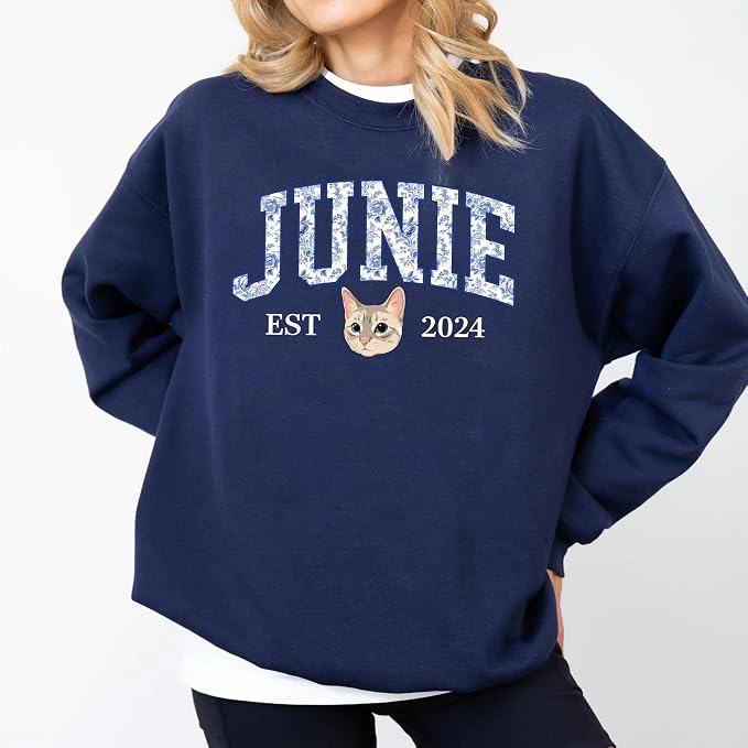 Custom Pet Sweatshirts with Photo and Name, Personalized Dog Sweatshirt - Image 7