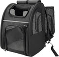 Zavothy Cat Backpack Carrier, Expandable Airline Approved Pet Backpack by Zavothy