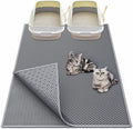 Cat Litter Box Mat: 36"x 30" Waterproof Kitty Cat Litter Trapping Mat, by Createabetterlifeforyou