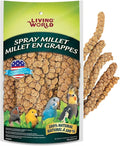 Living World - Millet Spray for Birds, 3.5 Oz – Premium Treat for Budgies by LivingWorld