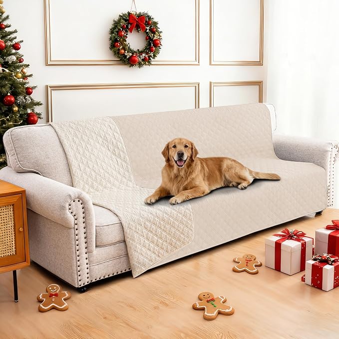 Waterproof Couch Covers for Pets, Waterproof Dog Bed Cover, Anti-Slip Soft Dog by CYCMACOHOME