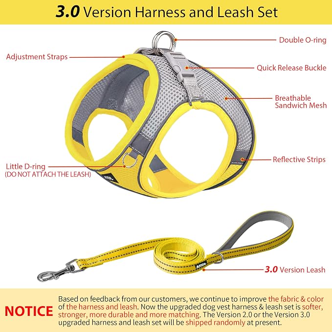 AIITLE Comfortable Dog Harness and Leash Set - Image 4