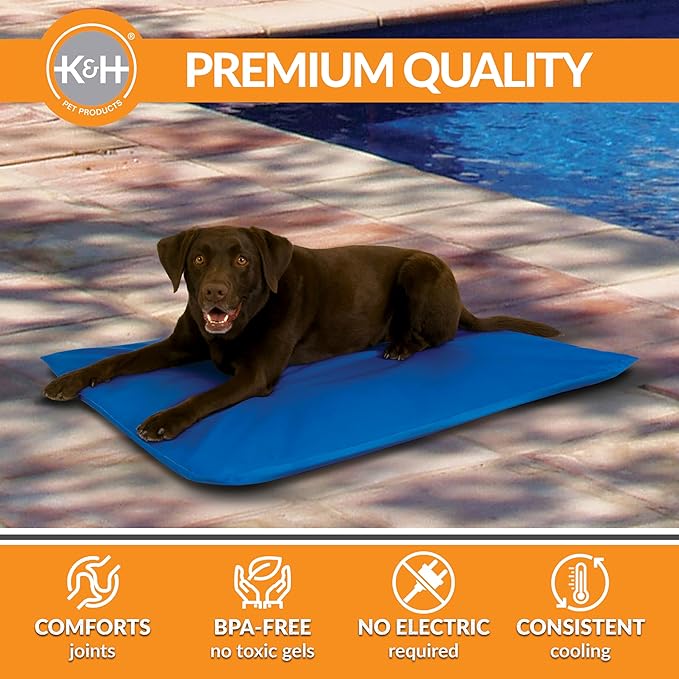 K&H Pet Products Cool Bed III Dog Cooling Mat, Indoor Outdoor Cooling Beds - Image 4