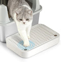 Litter Box Step, Litter Box Ramp/Catcher, Anti-Tracking & Easy to Clean by Aothey