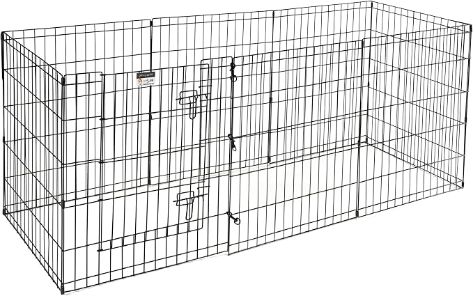 Dog Playpen - Foldable Metal Exercise Puppy Play Pen - Indoor/Outdoor Pen with - Image 7
