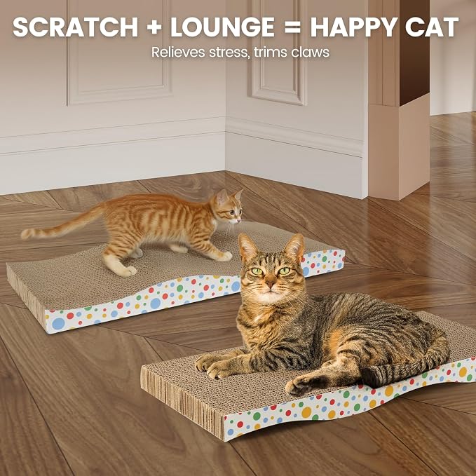 Cat Scratching Board, Large Wide Corrugate Cat Scratcher - Image 6