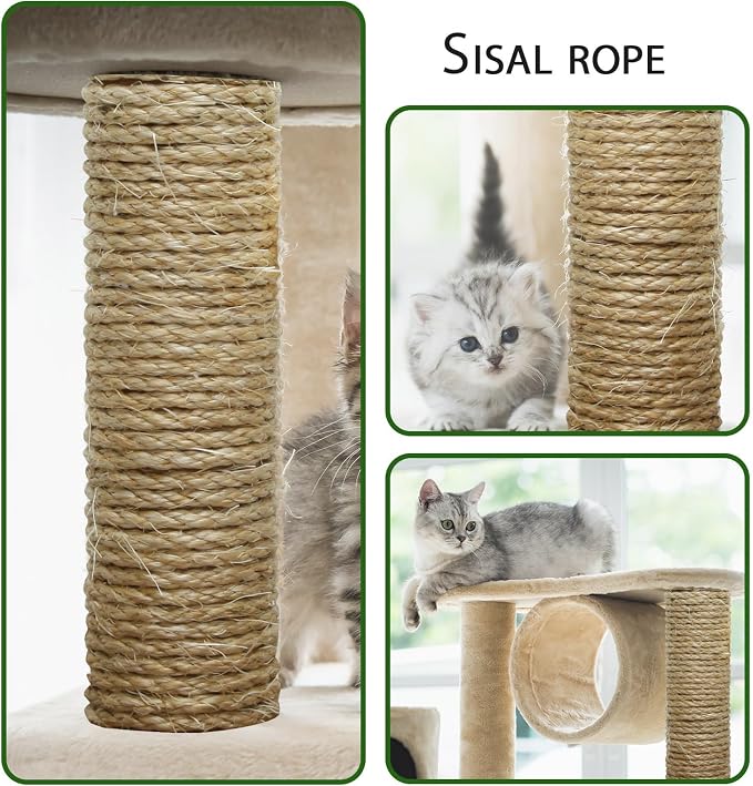 Natural Sisal Rope 1/4 Inch 32-Feet - Image 2