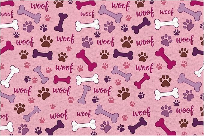 Dog Feeding Mat 20 x 12 Inch, Waterproof Non Slip Rubber Pet Bowl Pad Mat by Romart