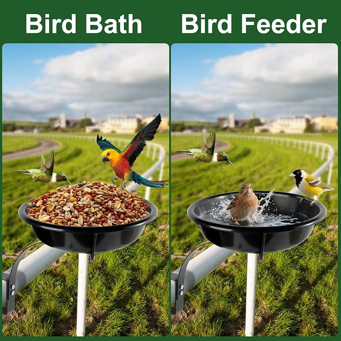 10.6-Inch Bowl Deck Mounted Bird Bath - Image 5
