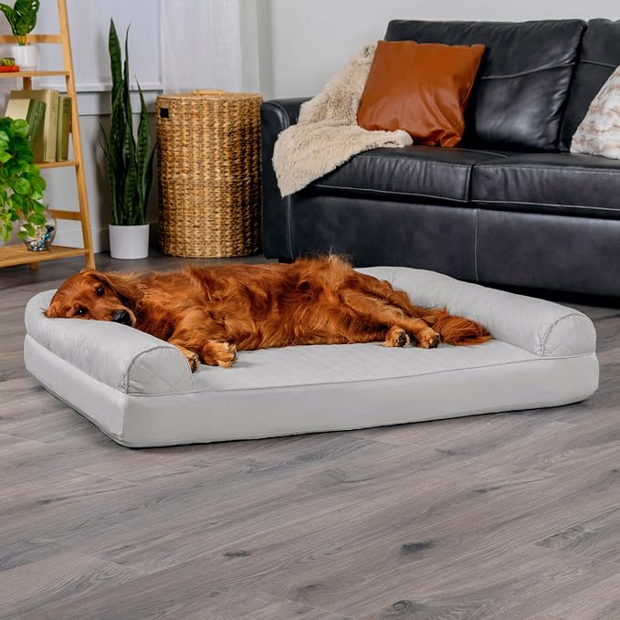 Furhaven Orthopedic Dog Bed for Large Dogs w/ Removable Bolsters & Washable - Image 3