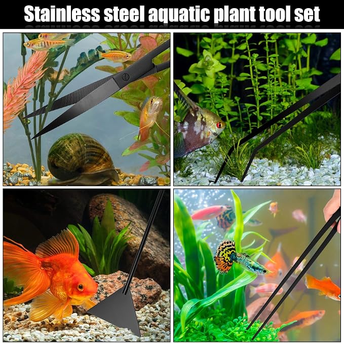 15Inch Extra Long Design Aquarium Aquascaping Tool Stainless Steel Aquascape - Image 6