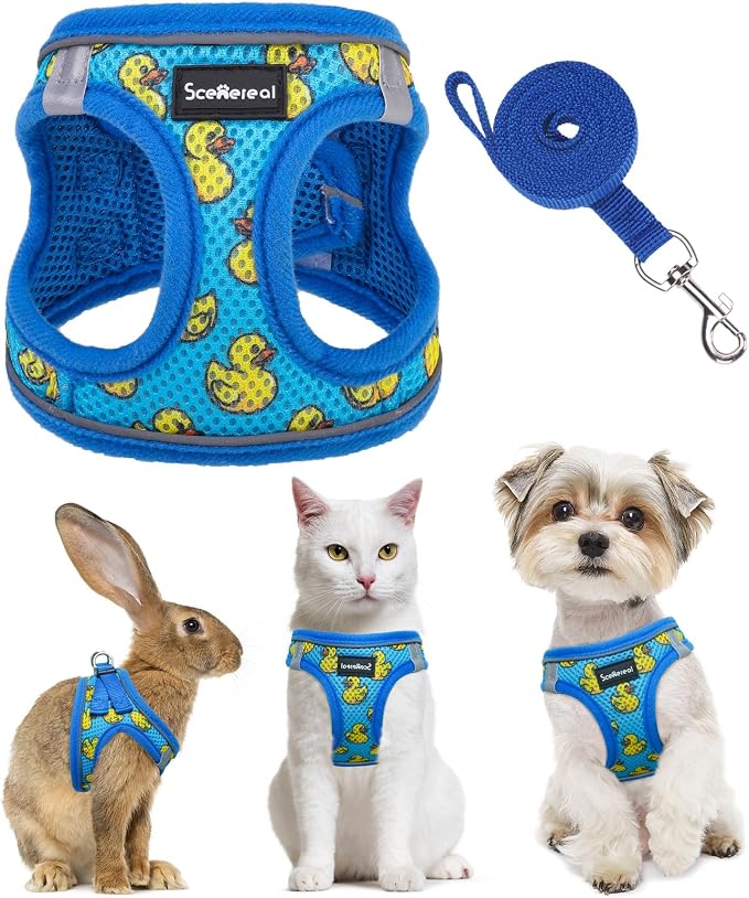 SCENEREAL Cat Harness & Leash Set Escape Proof by SCENEREAL