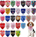 30 Pcs Christmas Happy New Year Dog Bandanas Bulk by Bestwishforyou