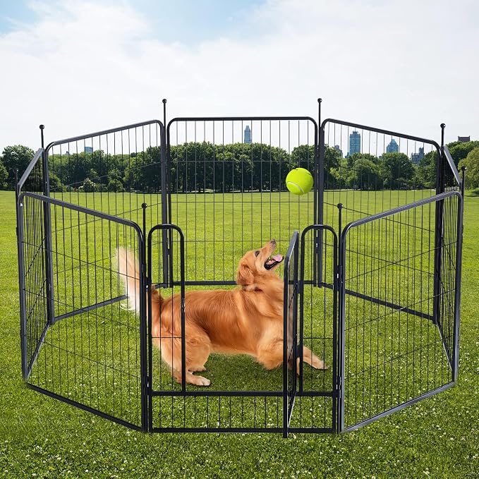 Dog Playpen, Portable Outdoor Dog Fence, Dog Playpen - Image 6