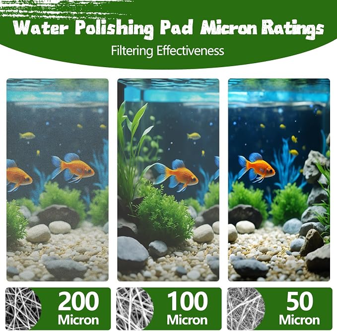 Aquarium Polishing Filter Pad-Ultra Fine 100 Micron Filter Floss - Image 6